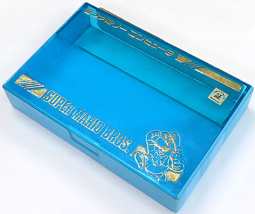ファミコンカセットケース(ブルー/スーパーマリオブラザーズ)(状態:本体状態難) ファミコンカセットケース(ブルー/スーパーマリオブラザーズ)(状態:本体状態難)