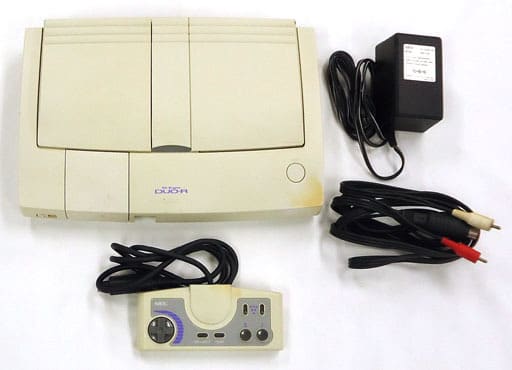PCエンジンDUO-R(状態:箱説明書欠品、本体・コントローラー状態難)の
