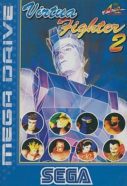 ジャンク品欧州SEGAメガドライブVirtua Fighter 2バーチャファイター2-