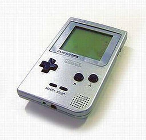 【動作確認済、オマケ付き】ゲームボーイポケット シルバーGameBoyPocket