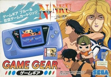 駿河屋 -<中古>ゲームギア本体+忍空 (状態:ゲームソフト説明書欠品