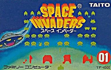 【美品・人気作】スペースインベーダー　ファミコンソフト　タイトー