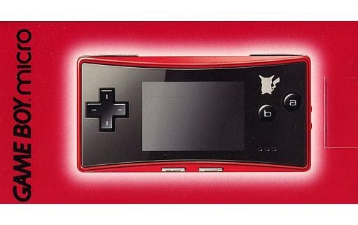 駿河屋 中古 Gbミクロ本体 ポケモンバージョン レッド ブラック ゲームボーイアドバンス