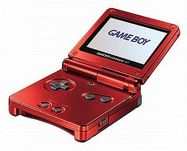 駿河屋 -<中古>北米版 ゲームボーイアドバンスSP本体 フレイムレッド