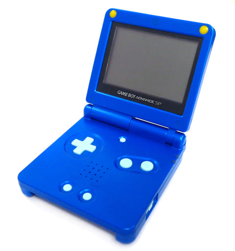 駿河屋 -<中古>ゲームボーイアドバンスSP本体 ロックマンブルー(状態