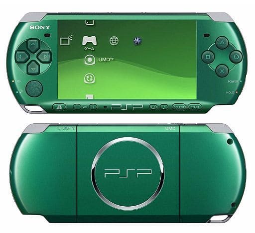 駿河屋 -<中古>PSP本体 スピリティッド・グリーン (PSP-3000SG) (状態