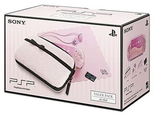 駿河屋 -<中古>PSP本体バリューパック for Girls(PSP-3000)(状態：本体