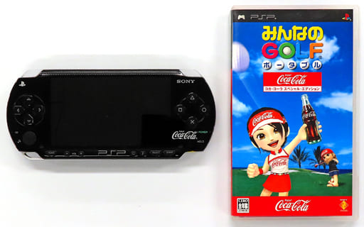 駿河屋 -<中古>PSP本体&みんなのGOLF ポータブル [コカ・コーラ