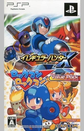 駿河屋 中古 ランクb イレギュラーハンターx ロックマンロックマン 2本セット プレイステーション ポータブル