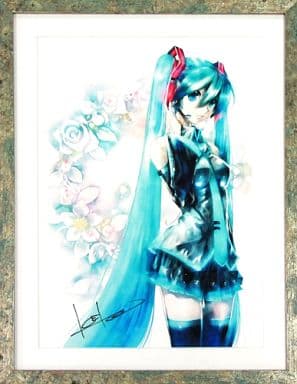 2022年新作入荷 新品・未使用:初音ミク「オリジナル複製原画」 絵画