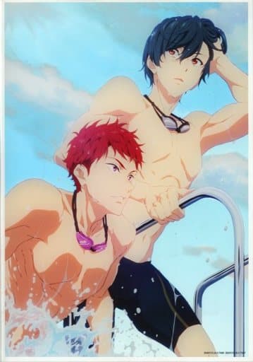 希少 Free! Clear Blue Series アクリルアートプレート 怜