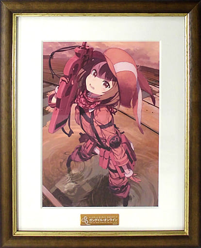 春新作の SAO ガンゲイル・オンライン キャラファイングラフ 複製版画