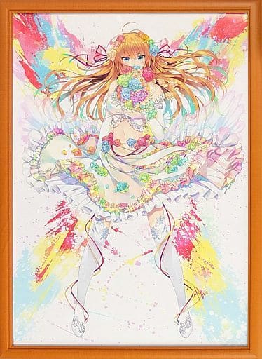 駿河屋 -<中古>付属品付)有葉 複製原画「無限色の花嫁」 (絵師100人展