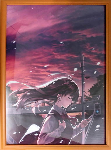 駿河屋 -<中古>付属品付)深崎暮人 複製原画「Overpass」 (絵師100人展