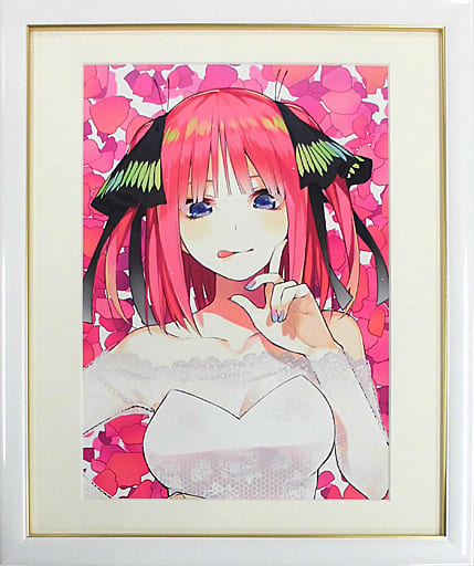 駿河屋 -<中古>付属品付)五等分の花嫁 記念額装絵 二乃(額装原画)
