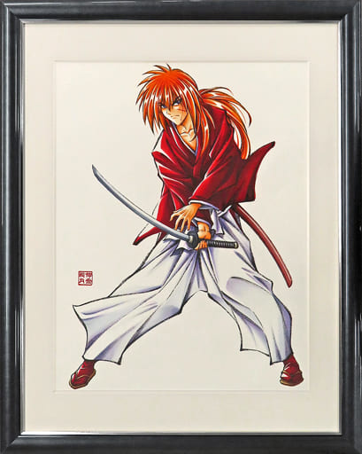 25周年記念 るろうに剣心展 高級複製原画 (剣闘図 緋村剣心 25周年記念 るろうに剣心展 高級複製原画 (剣闘図 緋村剣心
