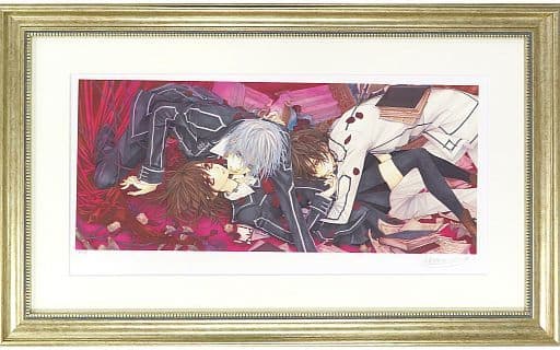 付属品付)~デビュー25周年記念~ 樋野まつり原画展 版画3 「ヴァンパイア騎士」(直筆サイン入り) 付属品付)~デビュー25周年記念~ 樋野まつり原画展 版画3 「ヴァンパイア騎士」(直筆サイン入り)