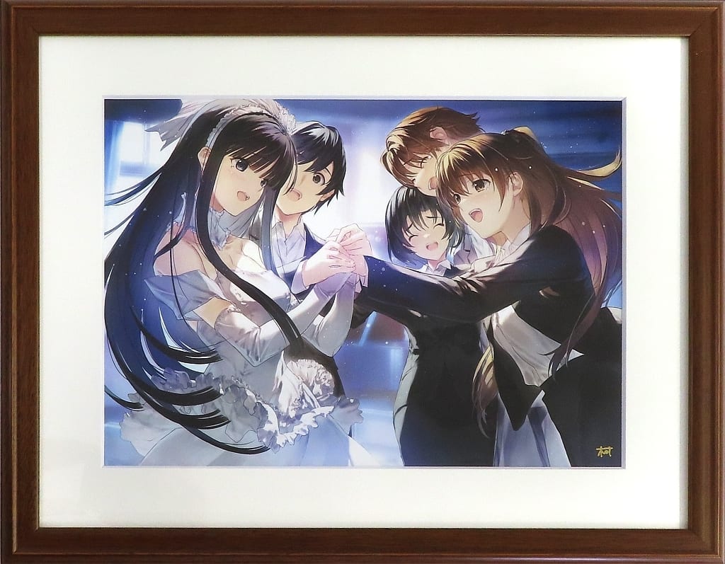 付属品付)WHITE ALBUM2 なかむらたけし直筆サイン入り描き下ろし複製原画「幸せへと戻る道」 付属品付)WHITE ALBUM2 なかむらたけし直筆サイン入り描き下ろし複製原画「幸せへと戻る道」