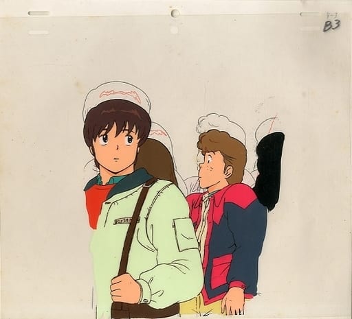 駿河屋 -<中古>セル画 めぞん一刻 / 五代裕作・坂本 B3(漫画・アニメ)