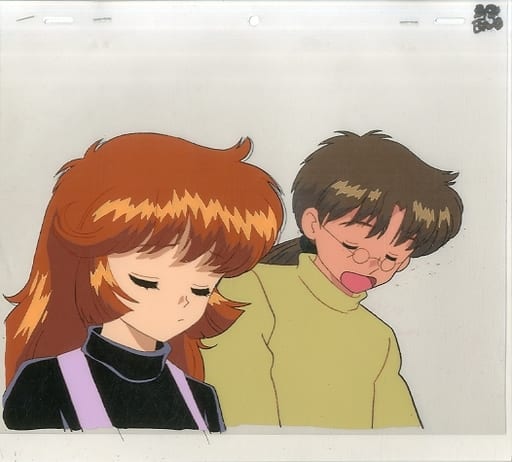 駿河屋 -<中古>セル画 怪盗セイントテール / 芽美、源一郎 C14(セル画