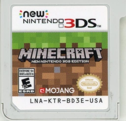 駿河屋 中古 北米版 Minecraft New Nintendo 3ds Edition 国内版本体動作不可 箱説なし ニンテンドー3ds