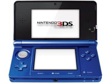駿河屋 -<中古>ニンテンドー3DS本体 コバルトブルー(本体単品/付属品無