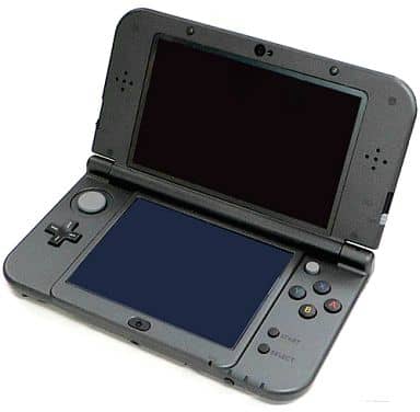 駿河屋 中古 Newニンテンドー3dsll本体 メタリックブラック 本体単品 付属品無 箱説なし ニンテンドー3ds