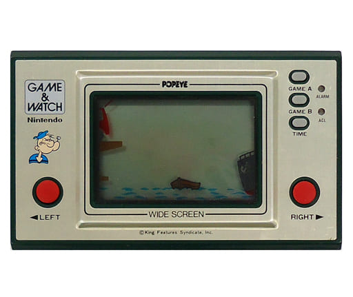 フラワーB ブルーグレイ 【難有り!】ゲームウオッチ ポパイ - 通販