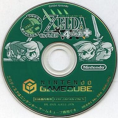 ゲームキューブ ゼルダの伝説 4つの剣+ ケーブル　Gamecube Zelda