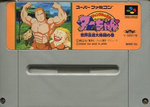 ジャングルの王者ターちゃん 世界漫遊大格闘の巻 (箱説なし) ジャングルの王者ターちゃん 世界漫遊大格闘の巻 (箱説なし)