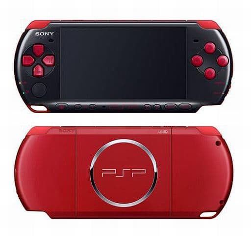 PSP「プレイステーション・ポータブル」 新米ハンターズパック ブラック/レッド(PSPJ-30020)