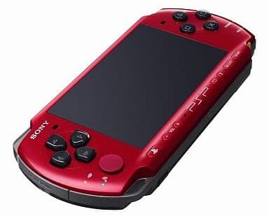 駿河屋 -<中古>PSP本体 レッド・ブラック(PSP-3000/本体単品/付属品無