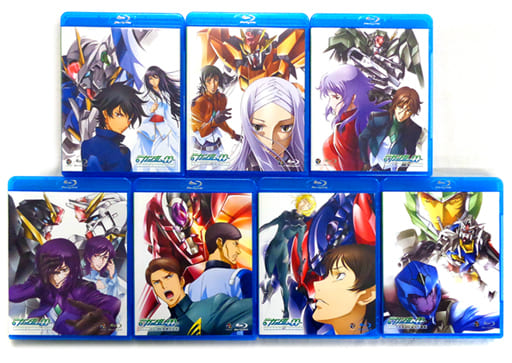 駿河屋 中古 不備有 機動戦士ガンダム00 セカンドシーズン Box付初回版全7巻セット 状態 マイスターファイル カレンダー欠品 アニメ