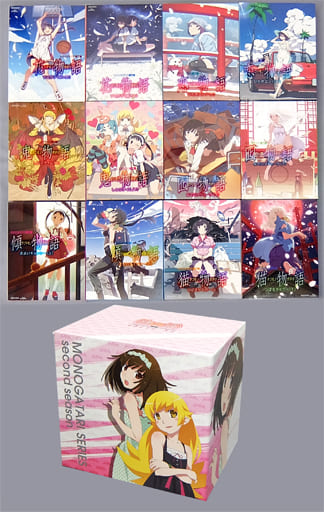 新品 物語シリーズ セカンドシーズン DVD 全12巻＋収納BOX