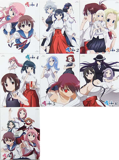 駿河屋 -<中古>不備有)咲-Saki- 全国編 初回版 BOX付き全7巻セット
