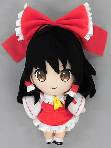 駿河屋 中古 博麗霊夢 ぷぎゅット ぬいぐるみマスコット Vol 1 東方project キーホルダー マスコット