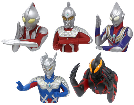 駿河屋 -<中古>全5種セット 「ウルトラマン フィギュアマグネット