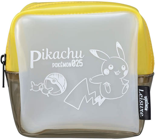 駿河屋 中古 ピカチュウ クリアスクエアポーチ Pokemon Leisure ポケットモンスター ポケモンセンター限定 バック 袋類