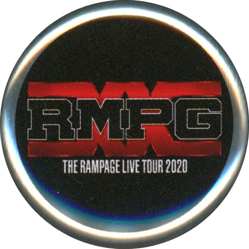駿河屋 中古 The Rampage 缶バッジ ツアーロゴ黒 背景 黒 The Rampage Live Tour Rmpg バッジ ピンズ