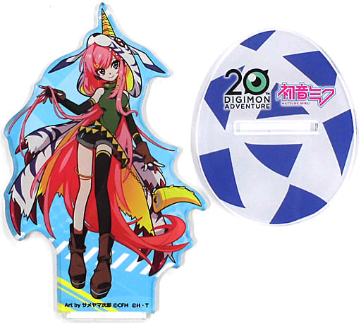 2022発売 初音ミク デジモン コラボ アクリルスタンド サメヤマ次郎