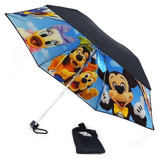 駿河屋 -<中古>集合 ミッキー&フレンズ実写デザイン晴雨兼用傘