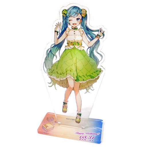駿河屋 中古 初音ミク たまイラスト アクリルスタンドa Vocaloid 初音ミク Birthday Party In マルイ 小物
