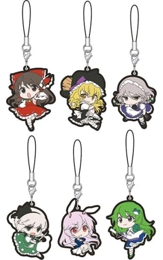 駿河屋 -<中古>全6種セット 「東方Project ラバーストラップ