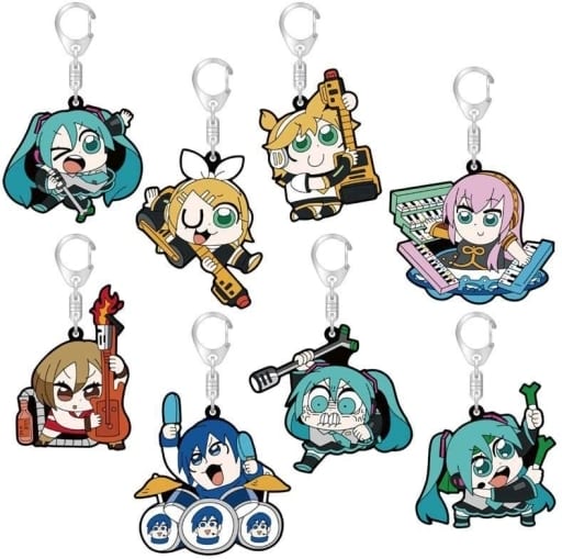 全8種類 「初音ミク×大川ぶくぶ ラバーキーホルダーコレクション」