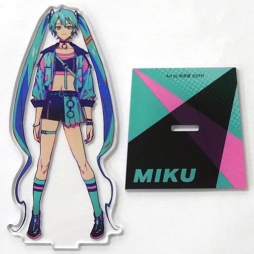 駿河屋 - 【買取】初音ミク(スタイリッシュアイドル/秋赤音) アクリル