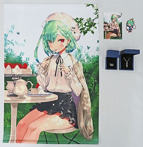 駿河屋 -<中古>潤羽るしあ グッズ全部セット~翡翠~ 「バーチャル