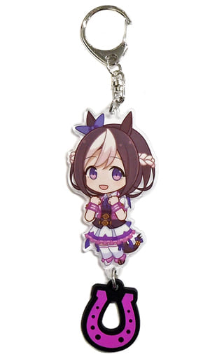 クーポンで半額☆2280円! ウマ娘 ラバー蹄鉄付きアクリルキーホルダー