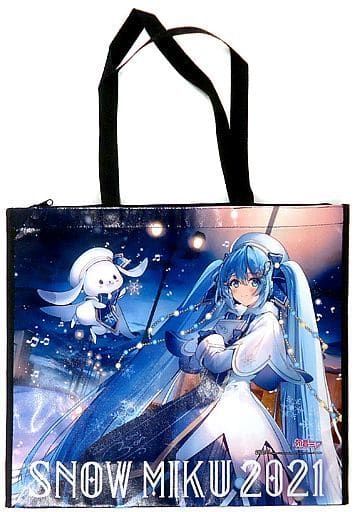 雪ミク/集合 ショッピングバッグ 「SNOW MIKU 2021」 雪ミク/集合 ショッピングバッグ 「SNOW MIKU 2021」