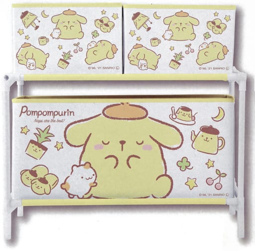 駿河屋 - 【買取】ポムポムプリン おねむ柄3ボックス付き収納ケース