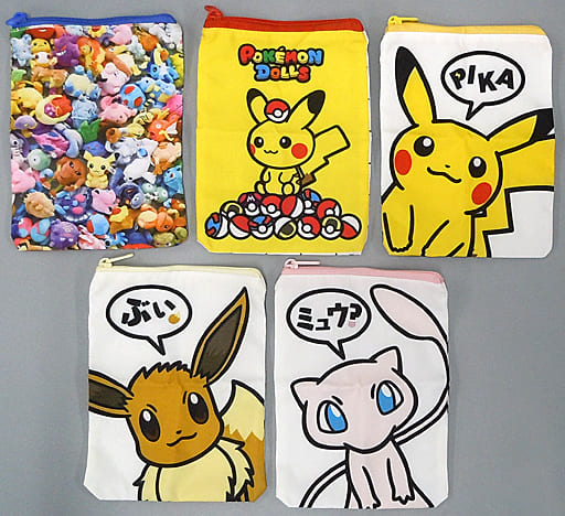 駿河屋  <中古>全5種セット ポケットモンスター ポーチコレクション